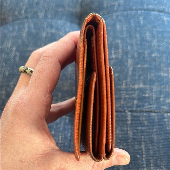 Louis Vuitton Epi Textured Leather Wallet - Orange - Picture 8 of 8